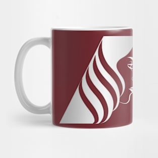 Woman with minimalist hair Mug